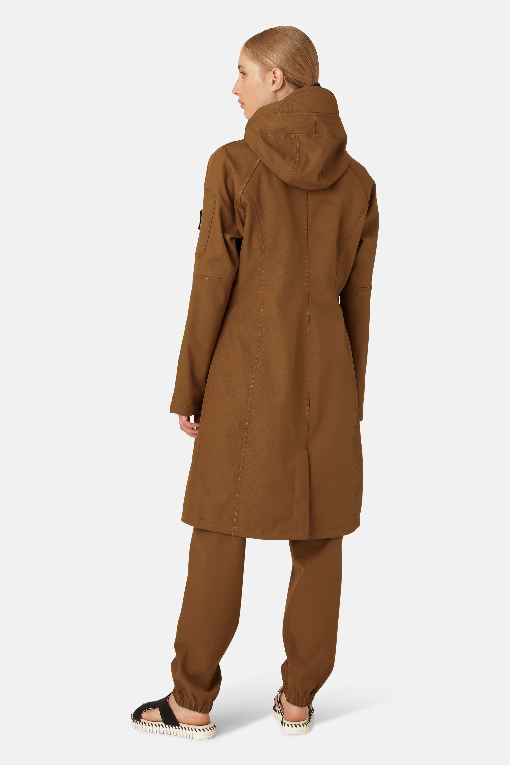 Ilse Jacobsen Hornbæk Rain Langer Regenmantel Raincoat 228 Walnut